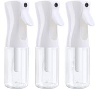 Lbgwp60-3pcs Spray Bottle Vide, 200ml Spray Cheveux, Brumisateur Eau Rechargeable, Bouteille Spray Vide, Flacon Spray Vide Pour Nettoyage, Plantes, Jardinage, Coiffeur (White)
