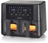 lbgwp60-4631 Friteuse À Air Double 9L, 2400W, Capacité Totale 9L, 11 Programmes, Multifonction, Jusqu'À 3,6 Kg D'Aliments Frits, Température Jusqu'À 200°C, Double Panier, Noir