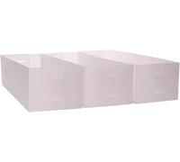 Lbgwp60-4686 Organ Urs De Tiroir, Lot De 3, Transparent