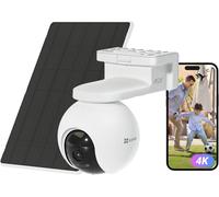 lbgwp60-4K(8Mp) Caméra Surveillance Wifi Extérieure Sans Fil + 5W Panneau Solaire, Détection De Personnes/Véhicules, Caméra Solaire Extérieure 360°, Mode Aov, Défense Active, Cb8 Pro 4K Kit