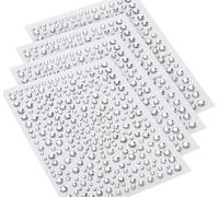 Lbgwp60-4pcs Strass Autocollant 1300 Particles Strass Autocollant Vi Crystal Diamant Decoration Pour Maquillage,Vi ,Cadre Photo,Cartes De V?ux