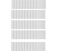 Lbgwp60-50 Pièces Panneau De Toile De Peinture Magnétique 3x3 Pouces Tableaux De Toile Magnétiques Toiles Magnétiques Pour Peindre L'art Du Carrelage Installation Facile