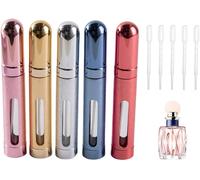 Lbgwp60-5pièces 12 Ml Vaporisateur De Parfum Rechargeable, Mini Vaporisateur Portable Vaporisateurs De Poche Portables Pour Les Voyages, Les Vacances Et Les Voyages En Avion