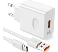 Lbgwp60-66w Supercharge Chargeur Rapide Pour Huawei Honor 90 Lite Magic6 Lite 200 Lite, 66w Supercharge Chargeur Rapide Avec Câble Usb C 6a 1m Pour Honor 90 70 Lite X8b Pour Honor Magic6 Lite Pro Mag