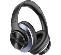 lbgwp60-A10 Casque Bluetooth Sans Fil À Réduction De Bruit Active Hybride À Multi Mode 62 Heures Extra Bass, Casque Audio, Bluetooth & Filaire Mode,Voyage, Bureau,Connexion À 2 Appareils Bluetooth