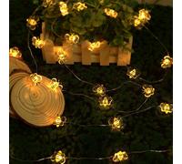 lbgwp60-Abeilles, 3 M 30Led Abeille s, Intérieur Exterieur, Décorative Abeilles,Alimentée Par Piles, Pour Jardin, Noël.