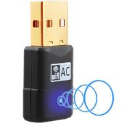 lbgwp60-Ac600 Mbps Cle Wifi, Mini Antenne Wifi Usb Double Bande, 2.4G / 5Ghz, Mu-Mimo Clé Wifi, Carte Wifi Pour Pc Antenne Mini, Compatible Avec Windows 11/10/8.1/8/7/Xp