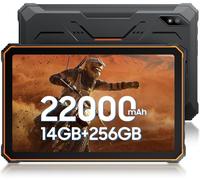 lbgwp60-Active 8 Tablette Tactile Incassable, Batterie 22000Mah, 10.36''2.4K, Android 13 Ip68 Tablet, 12Go+128Go(1To Extension),Double Sim 4G,13Mp+17Mp,Quad Haut-Parleur Stéréo,Nfc Gps Orange