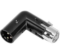 lbgwp60-Adaptateur De Microphone À Angle Réglable À 90°, Cable Xlr, Connecteur Mâle Vers Femelle, Orientation Réglable, Idéal Pour Câblage Dans Des Espaces Restreints, Accessoire Audio Professionnel