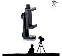 lbgwp60-Adaptateur De Trépied Pour Téléphone Portable, Compatible Avec Iphone, Samsung, Et Tous Les Téléphones, Rotation Verticale Et Horizontale, Pince Réglable