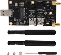 lbgwp60-Adaptateur Ngff (M.2) Vers Usb 3.0 Avec Double Fente Pour Carte Sim Pour Module 3G/4G/5G Avec Antenne, Prend En Charge Les Cartes M.2 Key B De Type 3042/3052