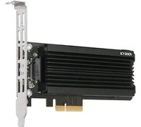 lbgwp60-Adaptateur Pcie Avec Dissipateur Thermique, Carte Pcie Pour Ssd M.2 Nvme Vers Pcie 4.0X16/X8/X4, Vitesse Transfert Jusqu'À 64 Gbp/S - Ezconvert Ex Pro Mb987M2P-1B