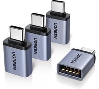lbgwp60-Adaptateur Usb C Vers Usb A 3.2 10Gbps Otg Lot De 4 Adaptateur Type-C Mâle Vers Type-A Femelle Compatible Avec Iphone 16 Plus Pro 15 Macbook Air Imac Ipad Galaxy Tab S9 S24