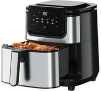 lbgwp60-Af6-1-4St Friteuse À Air Sans Huile 3,5 L, Écran Led, Écran Tactile, 8 Programmes, Minuterie 60 Min, Température imale 180°, Acier Inoxydable, Passe Au Lave-Vaisselle, Inox