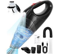 lbgwp60-Aspirateur Voiture Sans Fil,9000Pa Aspirateur À Main Avec Led Aspirateur À Main Sans Fil Rechargeable, Portable Mini Aspirateur A Main Usb Mit Filtre Hepa Pour Nettoyage De Voiture Et Maison