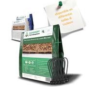 lbgwp60-Bâche 2 X 3 ¿ Toile Renforcée 200¿G/M² ¿ Étanche & Indéchirable ¿ ?illets Inox + Corde 18¿M ¿ Idéale Pour Jardin, Camping, Bois ¿ Vert