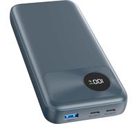Lbgwp60-Batterie Externe 20000mah ¿ 22,5w Power Bank 2 Usb C Entrée&sortie, 1 Usb A Sortie Pour Iphone 16 15 14 13 12 11 Android Téléphones Tablettes, Chargeur Portable Avec Led Pour Voyages Bleu