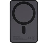 Lbgwp60-Batterie Externe Magsafe Sans Fil, Mini Power Bank Magnétique 5000mah, Chargeur Portable Rapide Induction Et Usb-C 20w, Compatible Avec Apple Iphone 16 15 14 13 12 Et Téléphones Samsung - Gri