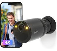 lbgwp60-Bc1C Caméra Surveillance Wifi Extérieure Sans Fil 1080P, Autonomie De 210J, Camera Avec Batteries 7800Mah, Détection De Personne, Vision Nocturne En Couleur, Audio Bidirectionnel, Ip66 Etanch