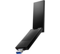 lbgwp60-Be6500 Tri-Band Wi-Fi 7 Wireless Usb 3.0 Adapter Wu6500 Adaptateur Wifi Pour Pc De Bureau, Prend En Charge Windows 11/10, Antennes À Gain Élevé, 6 Ghz, 4K-Qam, 160 Mhz, Wpa3