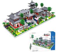 Lbgwp60-Blocs De Construction Pour L'architecture Chino De Suzhou Garden, Ensemble De Micro Blocs De Construction D'architecture Chino , 3888pcs Modèle Classique De Décoration De Maison Suzhou Garden