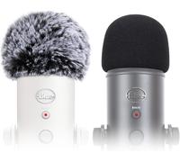 lbgwp60-Blue Yeti Lot De 2 Filtres Anti-Pop En Mousse Pour Microphone À Condensateur Usb Blue Yeti Pro, Filtre Anti-Pop Intérieur Et Extérieur