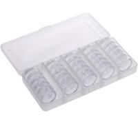 Lbgwp60-Boîte D'affichage De Pointe D'art D'ongle 25 Pcs/Lot Boîte De Rangement Transparente De Décorations D'art D'ongle Paillettes Paillettes Accessoires Organisateur Pour L'utilisation De Salon