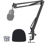 lbgwp60-Bras Boom Compatible Avec Razer Seiren Mini Bras De Microphone, Support De Microphone Avec Protection Anti-Pop, Support De Micro Professionnel Avec Mousse De Filtre Pop Pour