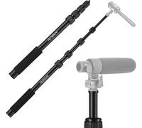 lbgwp60-Bras De Microphone Portable Extensible À 4 Sections En Alliage D'Aluminium Avec Vis Et Filetage De 6,35 Mm Avec Poignée En Mousse, Verrous Rotatifs, Longueur Réglable 45 Cm-155 Cm, Capacité D