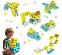 lbgwp60-Briques De Construction Xxl En Mousse De Qualité Supérieure - 100 % Sans Substances Nocives Et Testés En Laboratoire - Blocs De Construction Souples Pour Enfants À Partir De 3 Ans -