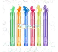 lbgwp60-Bulles De Savon Jouet Sacs De Fête Cadeaux Pochette Anniversaire Enfant Invites Surpr Goodies Pour Garçon Fille (20 Licornes)