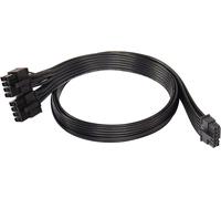 lbgwp60-Câble D'Extension D'Alimentation Pcie 12V wr Atx3.0 Pci-E 5.0 Câble Modulaire D'Alimentation Vers Double Atx 8 Broches Pour Carte Graphique 16 Broches 12 Broches + 4 Broches 16 Awg (0,7 M)