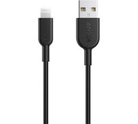 lbgwp60-Cable Iphone, Powerline Ii Câble Lightning Vers Usb Résistant Certifié Mfi Pour Iphone Xs/Xs /Xr/X/8/8 Plus/Se/7/7 Plus/6S/6/6 Plus/5S/5/Ipad Pro(Blanc, 0,3M)
