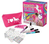 Lbgwp60-Cadeau Fille -Unicorn Nail Art Studio -Licorne Décoration Pour Les Ongles -Maquillage Pour Enfants -Coffret Maquillage Enfant -Coffret Nail Art -Loisir Créatif Fille 5 6 7 8 9 10 11 Ans