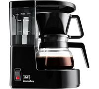lbgwp60-Cafetière Filtre Aromaboy 0,25L Noir, Design Compact, Température D'Infusion Optimale, Fonction Arrêt Automatique, Porte-Filtres 100 Pour 2 Tasses,1015-02,500W