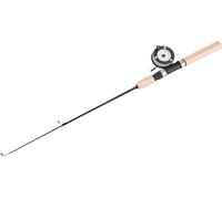 Lbgwp60-Canneà Pêche Sur Glace Combo, Canne À Pêche Sur Glace De 65 Cm Avec Moulinet En Métal, Poignée Portable En Eva Avec Pr Confortable Pour Truite, Doré, Perche