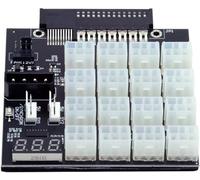 lbgwp60-Carte D'Alimentation De Serveur Flex Slot 14 + 10 Broches Vers 16 X 6 Broches Pour Mineur De Mines Chia Eth Btc