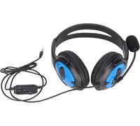 lbgwp60-Casque De Jeu, Casque De Jeu Sur L'Oreille De 3,5 Mm Avec Oreillettes En Similicuir Souple Avec Micro Pour Pc Portable Pour Pour One