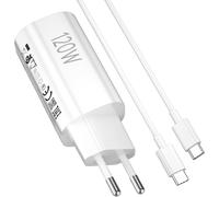 lbgwp60-Chargeur Et Câble 120 W Pour Xiaomi Note 14 Pro+ 13 Pro+ 12Pro+ 5G Charge Turbo Adaptateur De Chargeur Mini 1 Mètre Câble Usb C Vers Usb C 6A Charge Rapide Pour Xiaomi 14T 13T Poco F7 Ultra