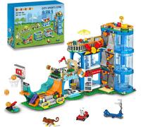 Lbgwp60-City Sports Gym Kit De Construction - 961 Pièces Pour Ami, Centre Sportif, Football, Basket-Ball, Escalade, Natation, Boxe, Skateboard, Jeux De Construction, Jouets, Cadeau D'anniversaire