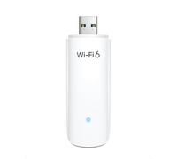 lbgwp60-Clé Wifi 6 Usb Puissante Ax1800 Mbps, Double Bande Adaptateur Usb Dongle Wifi, 5Ghz 1201Mbps + 2.4G 574Mbps, Compatible Avec Windows 11/10 Seulement, Cle Wi-Fi Pour Pc, 802.11Ax, Usb3.0 Wpa3