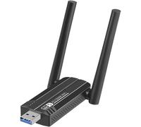 lbgwp60-Clé Wifi, Jeu À Faible Latence, Adaptateur Wi-Fi 1300 Mbps, Gain Élevé, Usb 3.0 5 Dbi Double Bande 2,4 Ghz/5 Ghz Usb Sans Fil Pour Pc/Ordinateur De Bureau/Tablette/Ordinateur Portable, Prend