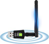 lbgwp60-Clé Wifi Puissante Ac600 Mbps Free Driver Adaptateur Réseau Sans Fil Double Bande 2.4Ghz/5Ghz, Dongle Adaptateur Usb Wifi Compatible Avec Windows 11/10/8.1/8/7 Pour Pc/Bureau/Ordinateur Porta
