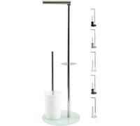 lbgwp60-Combin Wc Inox & Verre Blanc