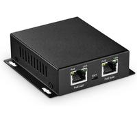 lbgwp60-Commutateur De Pas Poe 3 Ports 100 M, Répéteur Ieee 802.3Af/At Poe, 10/100 Mbps, 1 Poe Dans 2 Sorties Poe, Support Mural, Extension Poe/Injecteur/Extension Réseau Trois En Un