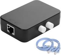 lbgwp60-Commutateur Réseau Gigabit, Commutateur Ethernet Haut Débit 1000 Mbps, Sélecteur Ethernet Passif, Isolation Physique Sécurisée Pour Les Réseaux Domestiques Et Au Bureau (Noir)