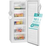 Lbgwp60-Conglateur 165l Blanc Gs7317-1-Blanc, Volume Net 165 Litres, Pose Libre, Éclairage Intérieur À Led, Température Réglable, Silencieux, Economique Congélateur 4 Étoiles