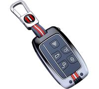 Lbgwp60-Coque De Clé De Voiture En Alliage De Zinc Dégradé Noir Et Blanc Pour Land Rover Range Rover Sport Velar Evoque Freelander 2 Discovery Jaguar Xf Xj Xjl Xe