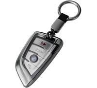 Lbgwp60-Coque De Clé De Voiture En Tpu Pour B-Mw Série 1 Série 2 Série 3 4 Série 5 Série 6 Série X1 X2 X3 X4 X5 X5m X6 X6m Gt M5 Avec Anneau De Protection De Clé Intelligente, 3 À 4 Boutons En Tpu