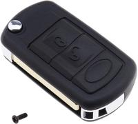 Lbgwp60-Coque De Rechange Pliable À 3 Boutons Pour Clé De Voiture Avec Lame Non Coupée, Compatible Avec Land Rover Discovery Lr3 Range Rover Sport
